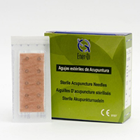 Chinchetas de auriculoterapia con adhesivo carne 100 ud AC2104