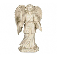 Estatua arcangel Rafael 17 cm