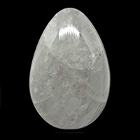 Cuarzo huevo con agujero mediano 4,5 x 3 cm