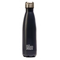 Botella reutilizable BBO de acero inoxidable con funda de neopreno 500 ml azul