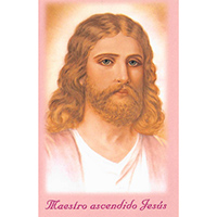 Tarjeta maestro ascendido Jesús (5x9)