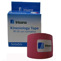 kinesio Tape rosa con turmalina 5 cm x 5 m Irisana
