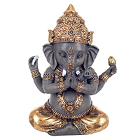 Ganesha resina 16 cm.