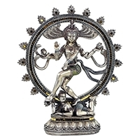 Shiva nataraya bailando resina grande