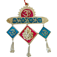 Colgadura metal simbolo Hindú de la suerte