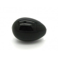Obsidiana huevo sin agujero pequeño  4,5 x 2,5 cm