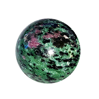 Rubi con Zoisita esfera  7 cm