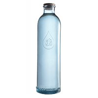 Botella de vidrio reciclado Om Water Flying Gratitude 1.2 L