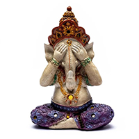 Estatua Ganesh no ver el mal