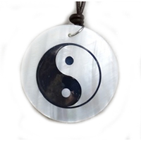 Colgante nacar yin yang