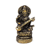 Figura Saraswati bronce mini