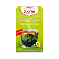 Yogi tea matcha y limon bio 17 bolsitas de 6 gr