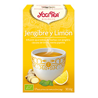 Yogi tea jengibre y limón 17 bolsitas de 6 gr