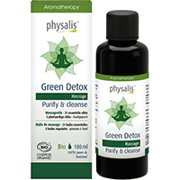 Aceite de masaje green detox bio 100 ml