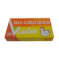 Cubitos de caldo vegano no pollo 6x12 gr