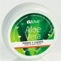 Crema de manos y cuerpo Aloe vera + aceites esenciales 200 ml.