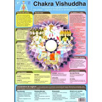 Lámina Chakra Vishuddha plastificada