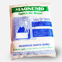 Sales de magnesio Santa Isabel para baño 4.5 kg