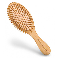 Cepillo para el pelo de bambú ovalado