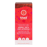 Henna con color Rojo (amla + jatropha) Khadi 100 gr