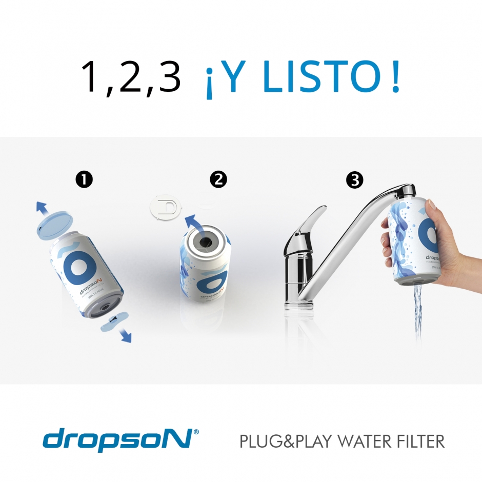 Si quieres un agua más pura y sana en casa, confía en Dropson